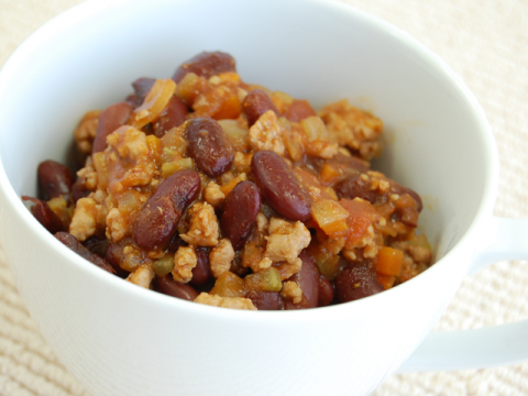 Classic Chili with Ground Pork and Kidney Beans / 金時豆のチリコンカルネ