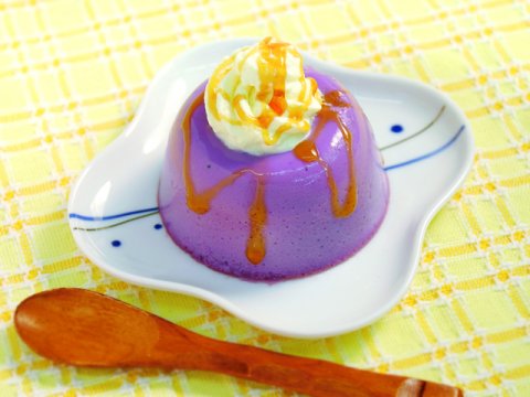 Purple Sweet Road Pudding <br>紫いもプリン