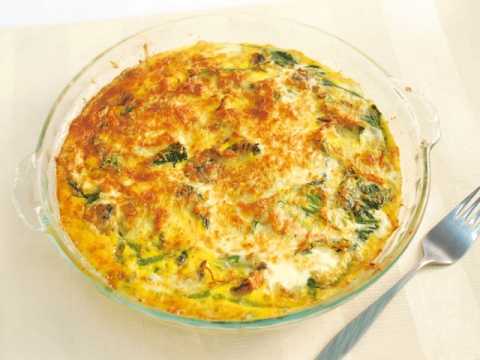 Spinach Cheese Quiche / ほうれん草チーズキッシュ