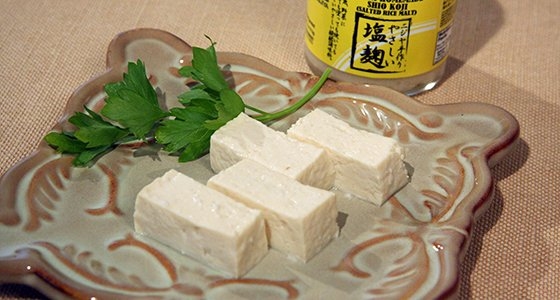 Shiokoji Tofu<br/>豆腐の塩麹漬け